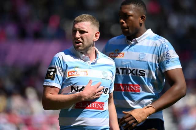 Finn Russell's final match for Racing 92 ended in a 41-14 defeat to Toulouse in the Top 14 play-off semi-final. (Photo by FRANCK FIFE/AFP via Getty Images)