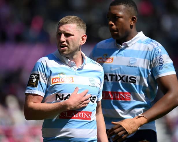 Finn Russell's final match for Racing 92 ended in a 41-14 defeat to Toulouse in the Top 14 play-off semi-final. (Photo by FRANCK FIFE/AFP via Getty Images)