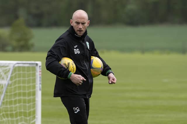 Caretaker Hibs manager David Gray is preparing the team for the match against St Johnstone.