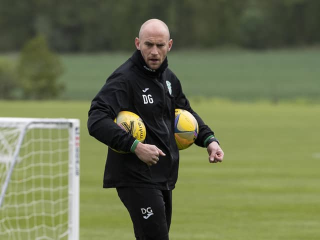 Caretaker Hibs manager David Gray is preparing the team for the match against St Johnstone.