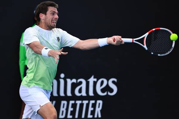 Cameron Norrie defeated fellow Briton Dan Evans in the first round of the Australian Open. Picture: William West/AFP via Getty Images