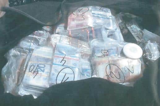 In total, £867,030 was found in the suitcases. Picture: Crown Office