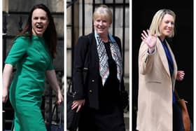 (From left to right) Kate Forbes, Shona Robison and Jenny Gilruth are all key members of John Swinney's Cabinet. Picture: NationalWorld