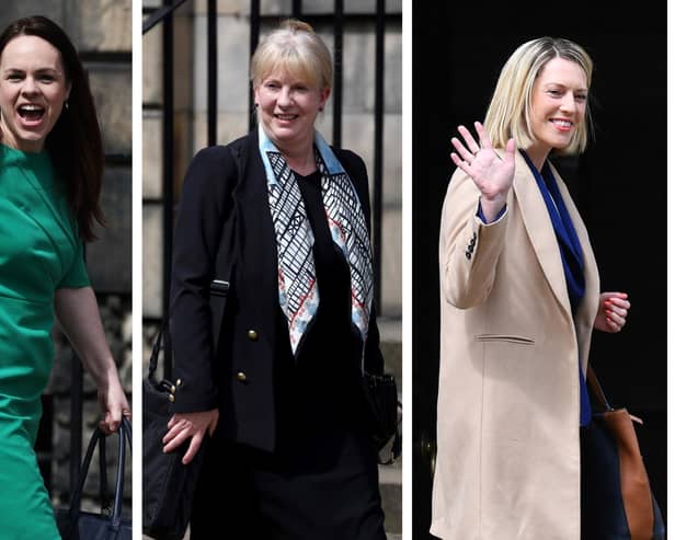 (From left to right) Kate Forbes, Shona Robison and Jenny Gilruth are all key members of John Swinney's Cabinet. Picture: NationalWorld