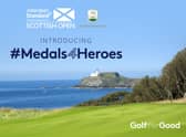 Two local golfers will tee up with professionals in the week of the Aberdeen Standard Investments Scottish Open at The Renaissance Club through the new #Medals4Heroes initiative. Picture: Getty Images