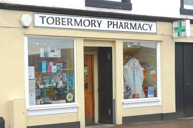 Tobermory Pharmacy is said to have been 'trading very profitably for many years now', providing an integral service to the island’s community.