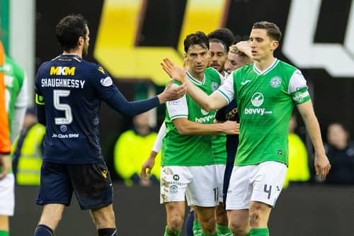 Hibs and Dundee are fighting for a place in the top six.