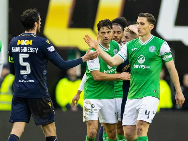 Hibs and Dundee are fighting for a place in the top six.
