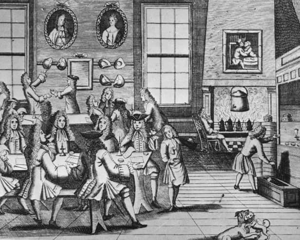 Coffee shops were places to do serious business in 17th and 18th century Britain (Picture: Hulton Archive/Getty Images)