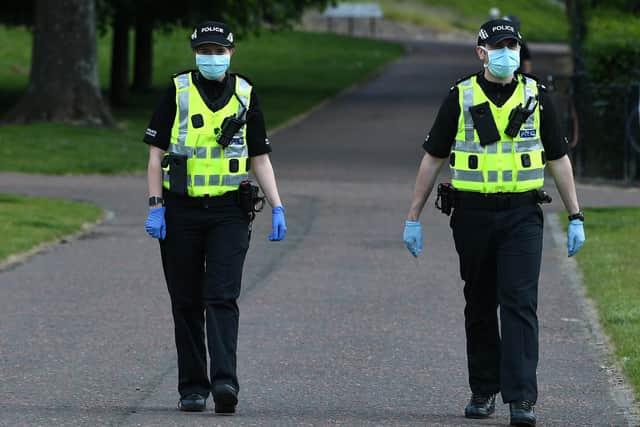 Police received a report of a man who was found injured in Garlieston Road, Glasgow on Saturday night. Picture: John Devlin.
