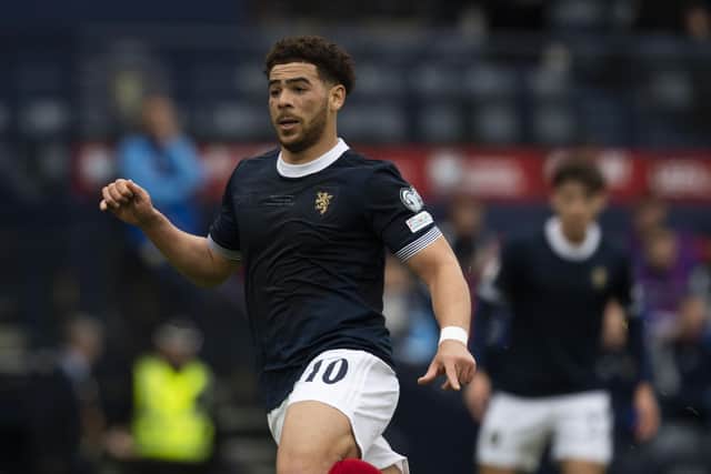 Scotland will be without Che Adams against Norway and Georgia. (Photo by Craig Foy / SNS Group)