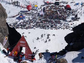 The view from the top at the Verbier Xtreme - the final stop on the Freeride World Tour PIC: Dom Daher