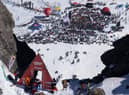 The view from the top at the Verbier Xtreme - the final stop on the Freeride World Tour PIC: Dom Daher