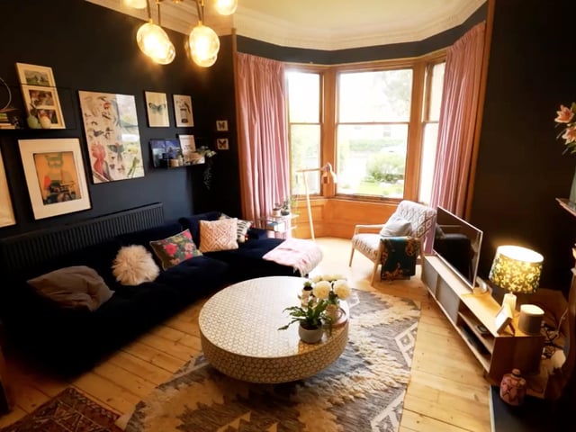 Spread over three floors, the traditional townhouse has five bedrooms, two family bathrooms and a stunning open plan kitchen