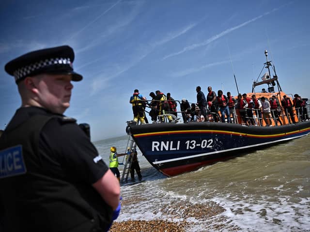 No one wants people to risk their lives crossing the English Channel in small boats, but Rishi Sunak's plan to send asylum seekers to Rwanda will not work (Picture: Ben Stansall/AFP via Getty Images)