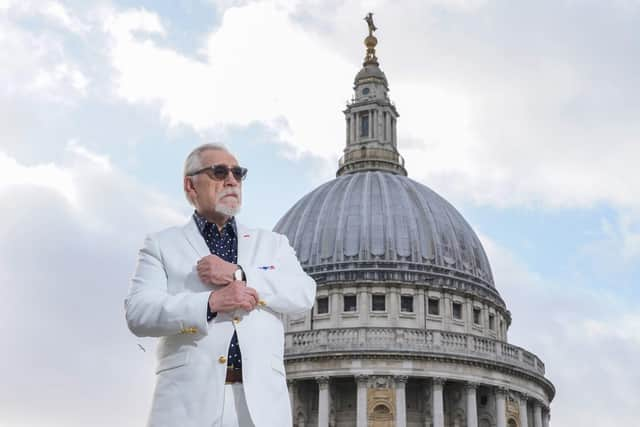 Brian Cox opened the London Stock Exchange to celebrate the launch of Succession's fourth season last month. Picture: Ian West/PA Wire