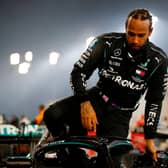 Mercedes' British driver Lewis Hamilton took the chequered flag in Bahrain in 2020 and is second favourite with the online bookies to win there again in the 2021 season opener. (Pic: Getty Images)
