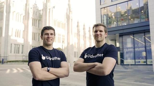 Brothers Daryll (left) and Luke Morrow co-founded Udrafter.