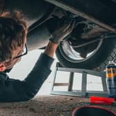 Qualified mechanics conduct a number of strict safety checks during the current yearly MOT test