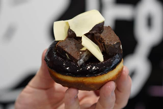 Chocolate oblivion doughnut from Wrecking Ball