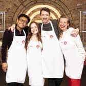 Masterchef 2025's four finalists. Pic: Shine TV/BBC