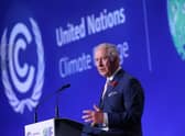 While serving as the Prince of Wales, King Charles III made a stirring speech at last year's COP26 climate change summit (Picture: Yves Herman/WPA pool/Getty Images)