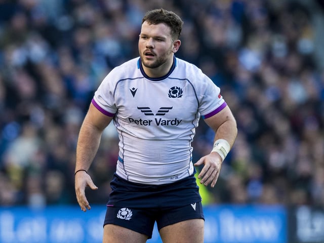 Townsend replaced his entire front row with 20 minutes remaining and Ewan Ashman (pictured), Rory Sutherland and Javan Sebastian will all benefit from Test minutes. There were also outings for lock Sam Skinner, scrum-half Ben White and centre Sione Tuipulotu.