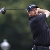 Shane Lowry in action during the final round of the Houston Open at Memorial Park Golf Course in Houston on Sunday. Picture: Carmen Mandato/Getty Images