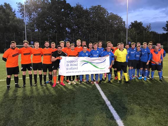 Last year’s Calum Reid Memorial Football match was held in aid of Support in Mind Scotland