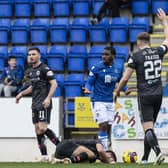 St Johnstone will consider appealing Daniel Phillips' red card in St Mirren draw. Picture: SNS