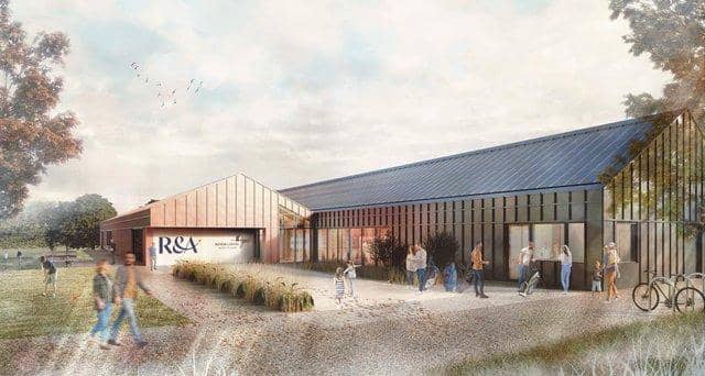 An artist's impression of the planned new R&A facility in Glasgow