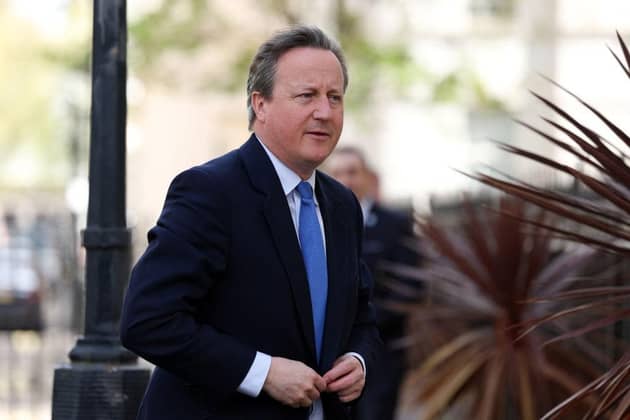 British Foreign Secretary David Cameron, who has arrived in Israel today.
