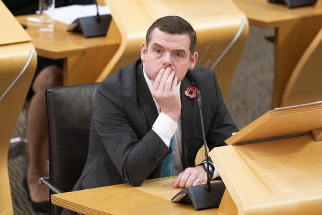 Scottish Conservative leader Douglas Ross quizzed Nicola Sturgeon over drugs deaths during First Minster's Questions.