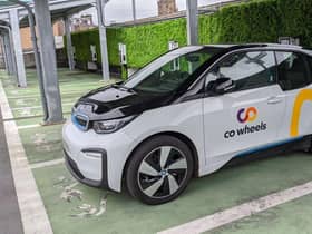 The Co Wheels car club requires members to put electric vehicles back on charge after use for the next booking (Picture: Co Wheels)