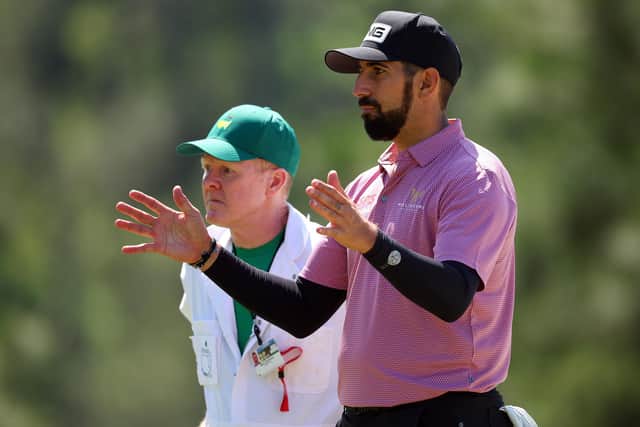 Matthieu Pavon pictured during a practice round prior to the 2024 Masters Tournament at Augusta National Golf Club. Picture: Andrew Redington/Getty Images.