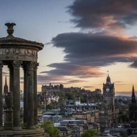 A view across the city of Edinburgh from Calton Hill at dusk, as Edinburgh is to host the Unesco Cities of Literature network conference in 2024, marking 20 years since it became the first city to be given the designation. Picture: Jane Barlow/PA Wire