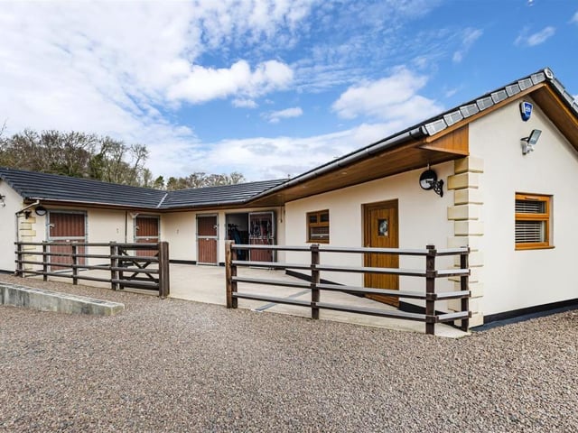 Outbuilding with purpose built office.