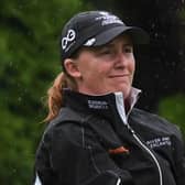 Gemma Dryburgh pictured playing in Portland Classic at Columbia Edgewater Country Club shortly after she'd secured a Solheim Cup pick. Steve Dykes/Getty Images.
