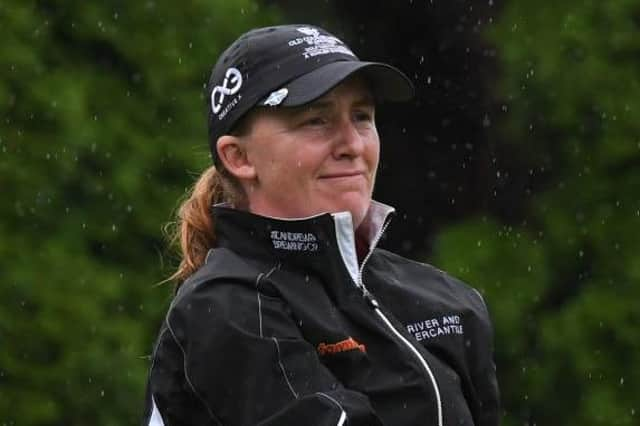 Gemma Dryburgh pictured playing in Portland Classic at Columbia Edgewater Country Club shortly after she'd secured a Solheim Cup pick. Steve Dykes/Getty Images.