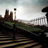 The Playfair Steps, which have now reopened after a four-year closure