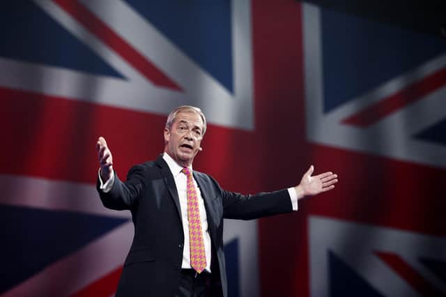 Reform UK leader Nigel Farage