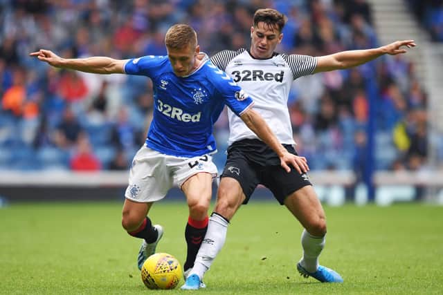 Tom Lawrence is now a Rangers player after opting for an Ibrox move instead of Sheffield United. Picture: SNS
