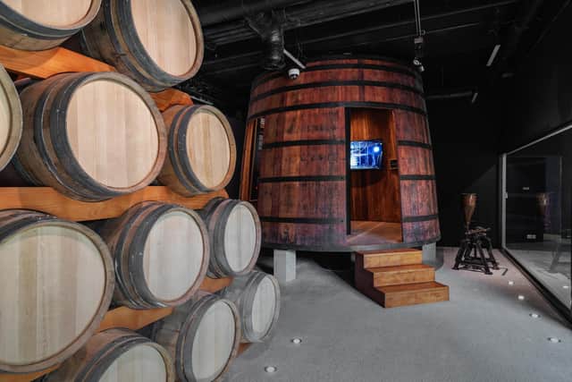 Port barrels in Porto's The Wine Experience museum, part of WOW, the city's new cultural district, created from the restoration of old port wine cellars combined with new indoor and outdoor spaces. Pic: Contributed