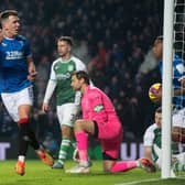 Ryan Jack equalised for Rangers during Thursday's victory against Hibs in the cinch Premiership.
