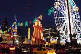 The George Square Christmas market has brought huge crowds to Glasgow.