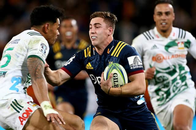 Josh McKay in action for the Highlanders against the Chiefs. Picture: Dianne Manson/Getty Images