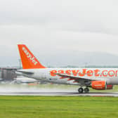 An aircraft at Edinburgh Airport flown by EasyJet, the budget airline founded in the mid 1990s by high-profile entrepreneur Sir Stelios Haji-Ioannou. Picture: Ian Georgeson