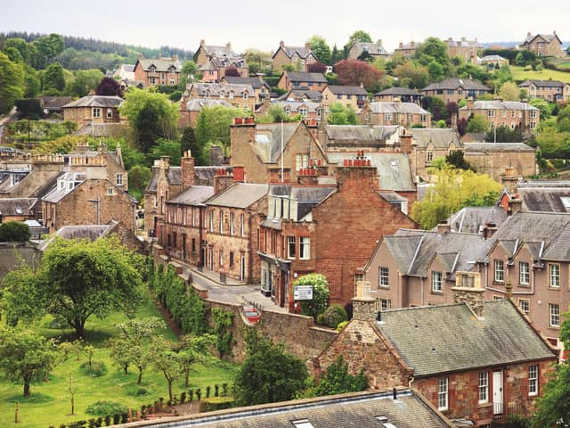 Melrose  - small town  in the Scottish Borders, Scotland, United Kingdom