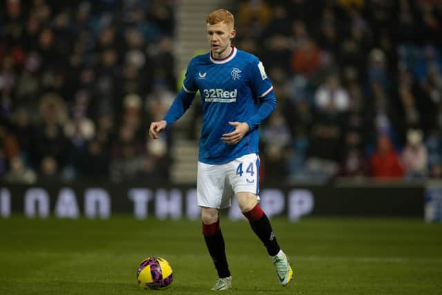 Adam Devine made only his second league start for Rangers in the 3-2 win over Hibs on Thursday (Photo by Craig Williamson / SNS Group)