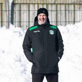 Jack Ross' assistant manager John Potter believes the high level of competition for starting places has brought out the best in the whole Hibs squad. Photo by Mark Scates / SNS Group